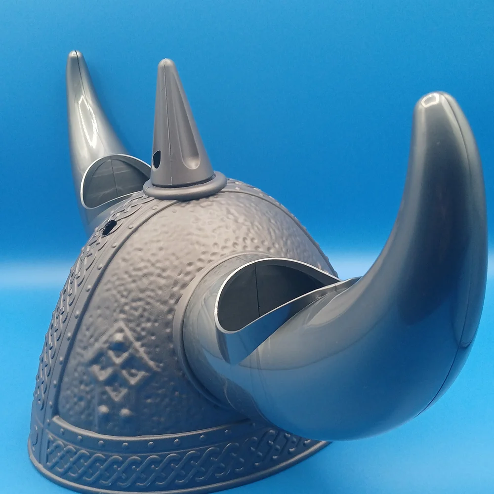 BLKSMITH Silver Viking Beer Helmet